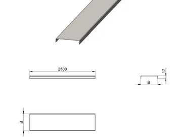 COVER OF LADDER TRAY STRAIGHT CFL P