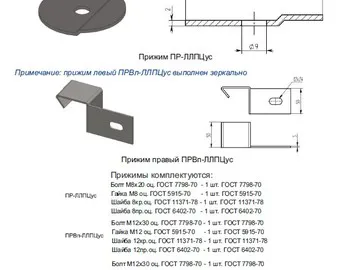 ПРИЖИМЫ ПР-ЛЛПЦус, ПРВп-ЛЛПЦус, ПРВл-ЛЛПЦус