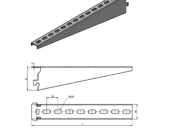 КАБЕЛЬНЫЕ ПОЛКИ К1160 - К1164
