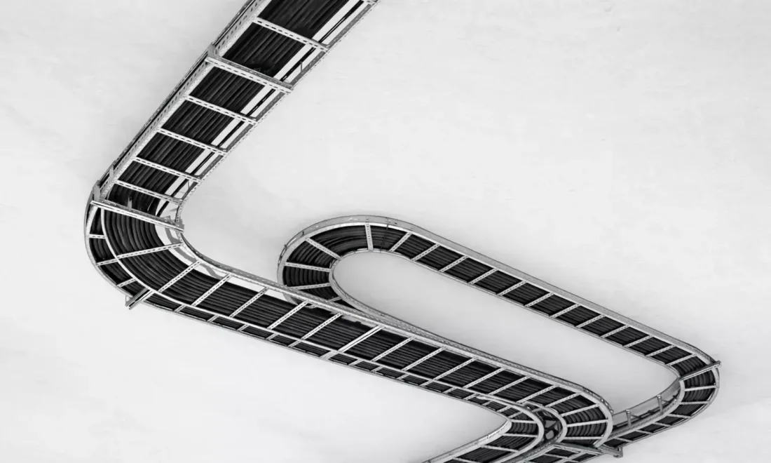 Cable trays and engineering routes
