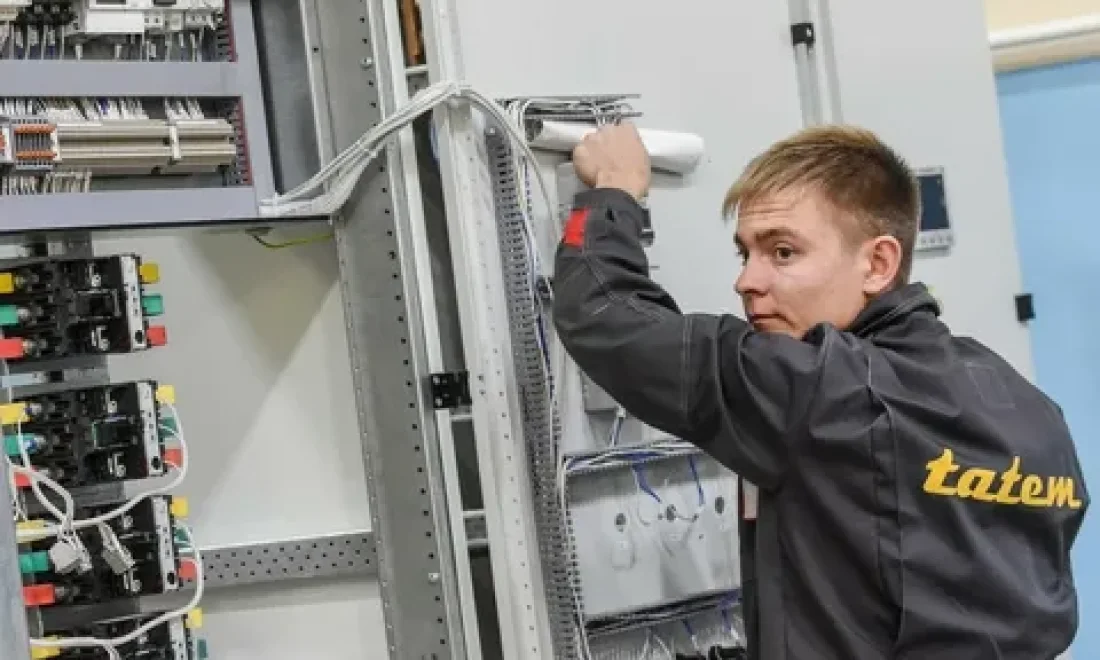 Assembly and connection of electrical panels